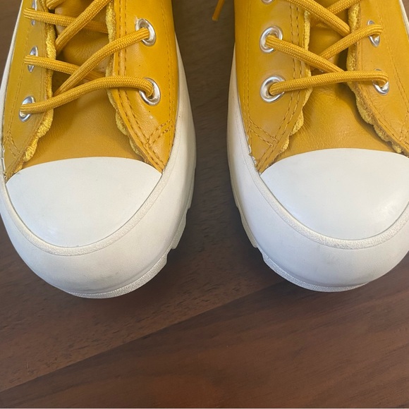 Converse Lugged Platform Hi Top Gore-Tex Mustard Yellow - Picture 4 of 8